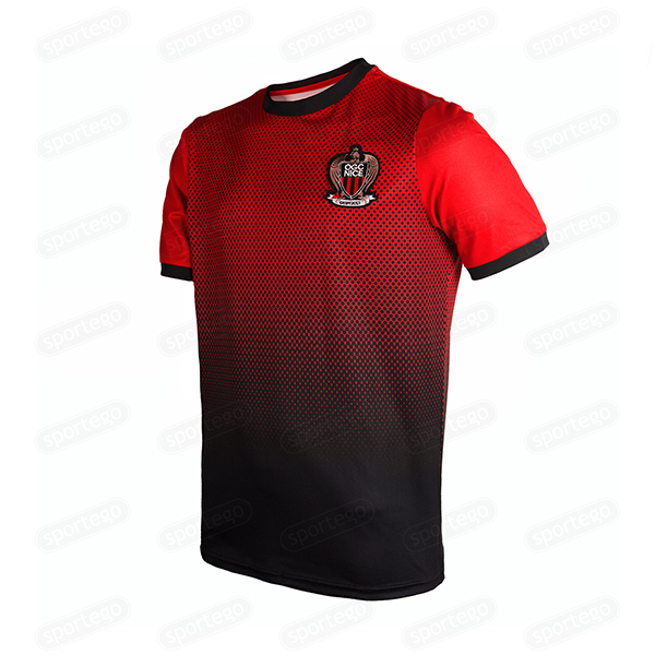 Футбольная форма  для команды “OGC NICE” (Красная)