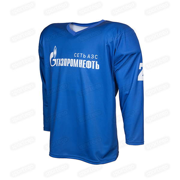 Хоккейный свитер для энергетической компании “Газпром” (г. Санкт-Петербург)